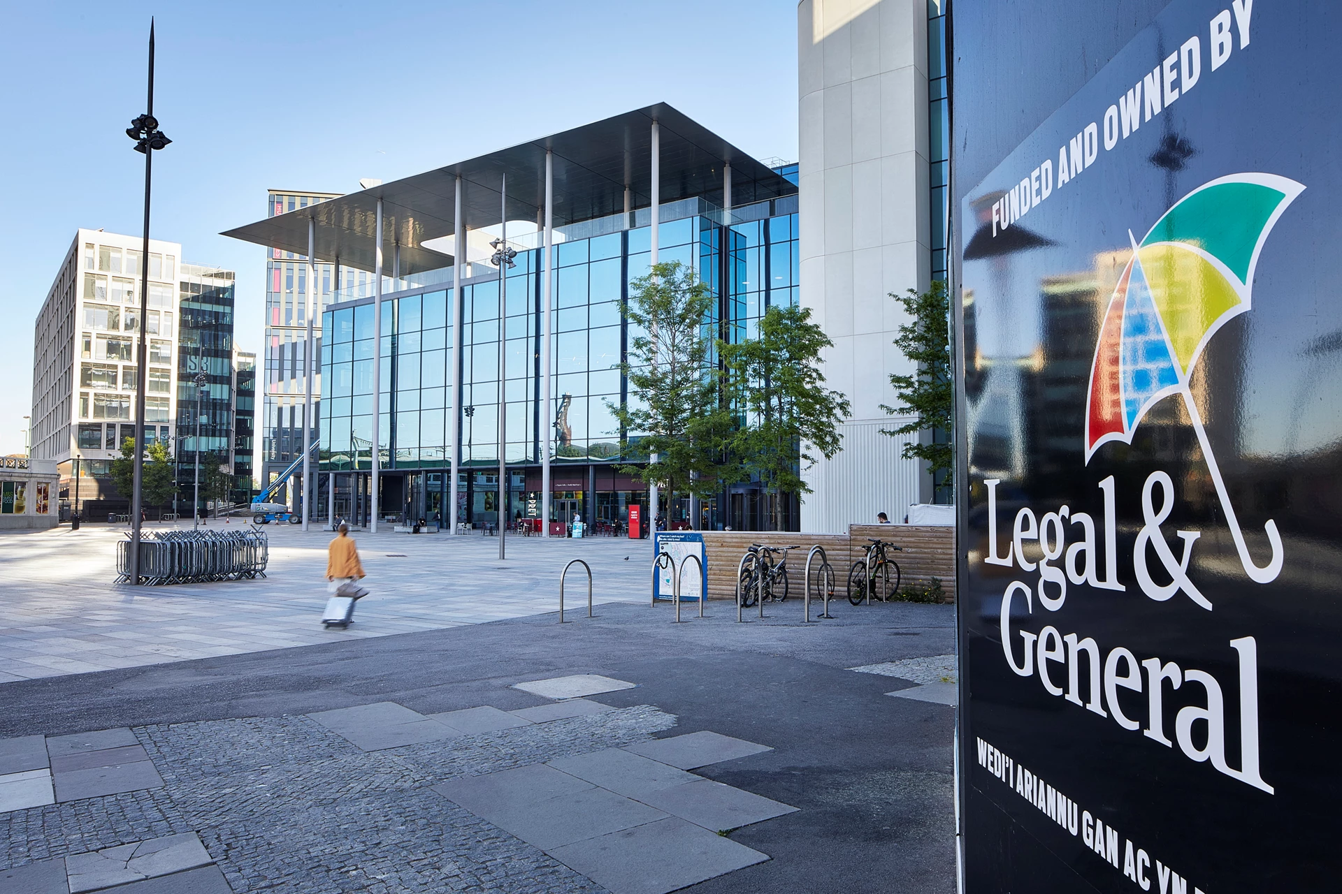 Legal & General's Wales office, situated in Cardiff Central Square.